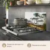 Italiaans landschap parasoldennen - Kunst - Hendrik Voogd - Schilderij - Zwart wit - Oude meesters keuken achterwand spatscherm klein -usp_IT