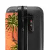 Palmbomen met fleurige achtergrond. NBS - Handbagage koffer - Kinderen Unisex middel -slot