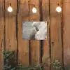 Kloof - Wit - Sneeuw tuinposter los doek klein -sfeer1