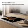Schotse Hooglander - Horens - Zwart - Dieren - Natuur - Wild - Koe Inductie beschermer vinyl 3mm klein -sfeer1