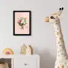 Boeket - Strikje - Kaartje - Quote fotolijst zwart zonder passe partout klein -usfeer4_kinderkamer
