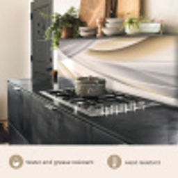 Golven - Abstract - Beige keuken achterwand 2 middel -usp_EN