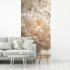Close up - Pioenroos - Lichtroze fotobehang vinyl groot -woonkamer