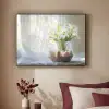 Vaas - Eieren - Bloemen Textielframe zwart klein -sfeer1