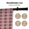 Plaid - Patroon - Schotse - Roze Wandkleed katoen klein 269 -sfeer2