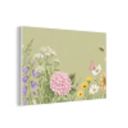 Botanisch - Bloemen - Kleurrijk forex 5mm xxl -3d