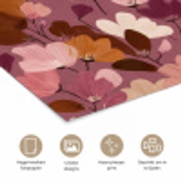 Bloem - Patroon - Roze poster papier klein 62 -closeup_NL