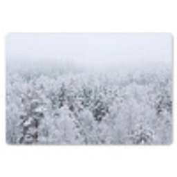 Bos - Sneeuw - Winter - Natuur - Wit Placemat vinyl groot -zzsfeer1_Kitchenyeah-website