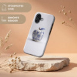 Appel - Blauw - Klassiek Toughcase MagSafe Apple iPhone 17 klein -USP_RandenV_DE