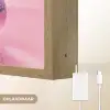Glitter - Discobol - Roze - Kersen Light Box met batterij (Wandlamp) middel -USP_websiteoplaadbaarNL