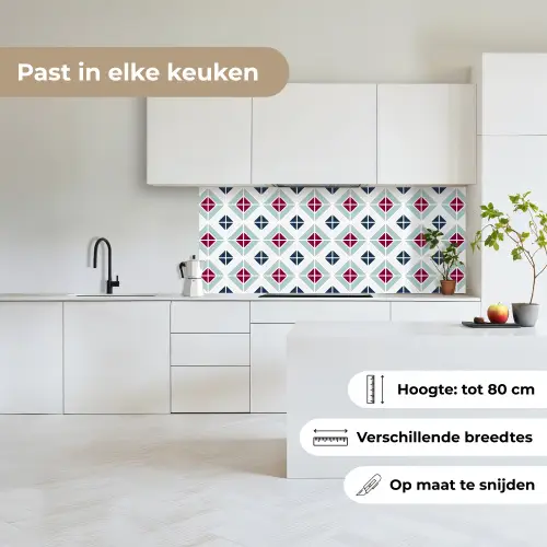 Patronen - Tegel - Abstract keuken achterwand 2 middel 871 -sfeer4_NL