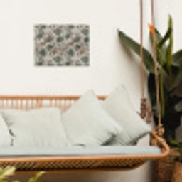 Elegant - Bladeren - Groen tuinposter los doek klein 239 -sfeer7