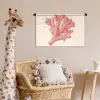 Koraal - Stipjes - Roze Wandkleed katoen klein -wsfeer5_kind