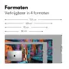 Abstract - Figuren - Kleurrijk Muismat XXL klein -sfeer5