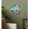 Toekan - Planten - Bloemen - Kinderen - Dieren - Kids Wandcirkel kunststof plaat 5mm dik klein -sfeer3