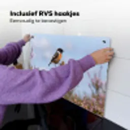 Roodborsttapuit - Heide - Paars - Natuur - Sfeervol Inductie beschemer met haakjes klein -ky-ophangen-nl