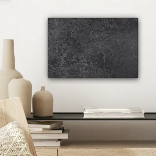 Leisteen - Beton - Natuursteen - Grijs - Industrieel canvas 2cm klein -sfeer6