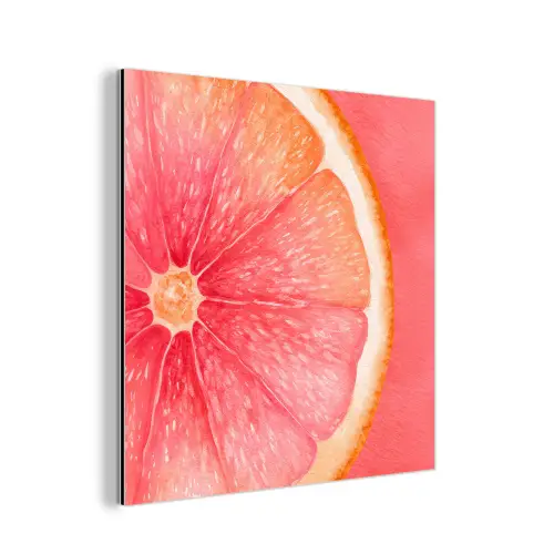 Grapefruit - Roze - Levendig aluminium wit klein -3d