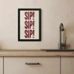 Japandi - Vintage - Decoratie - Rood KitchenYeah - Keuken - Fotolijst klein -sfeer2