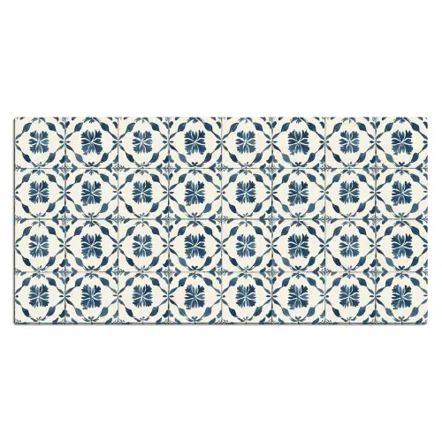 Grafisch - Tegel - Blauw Muismat XXL klein 681 -3d_leeg