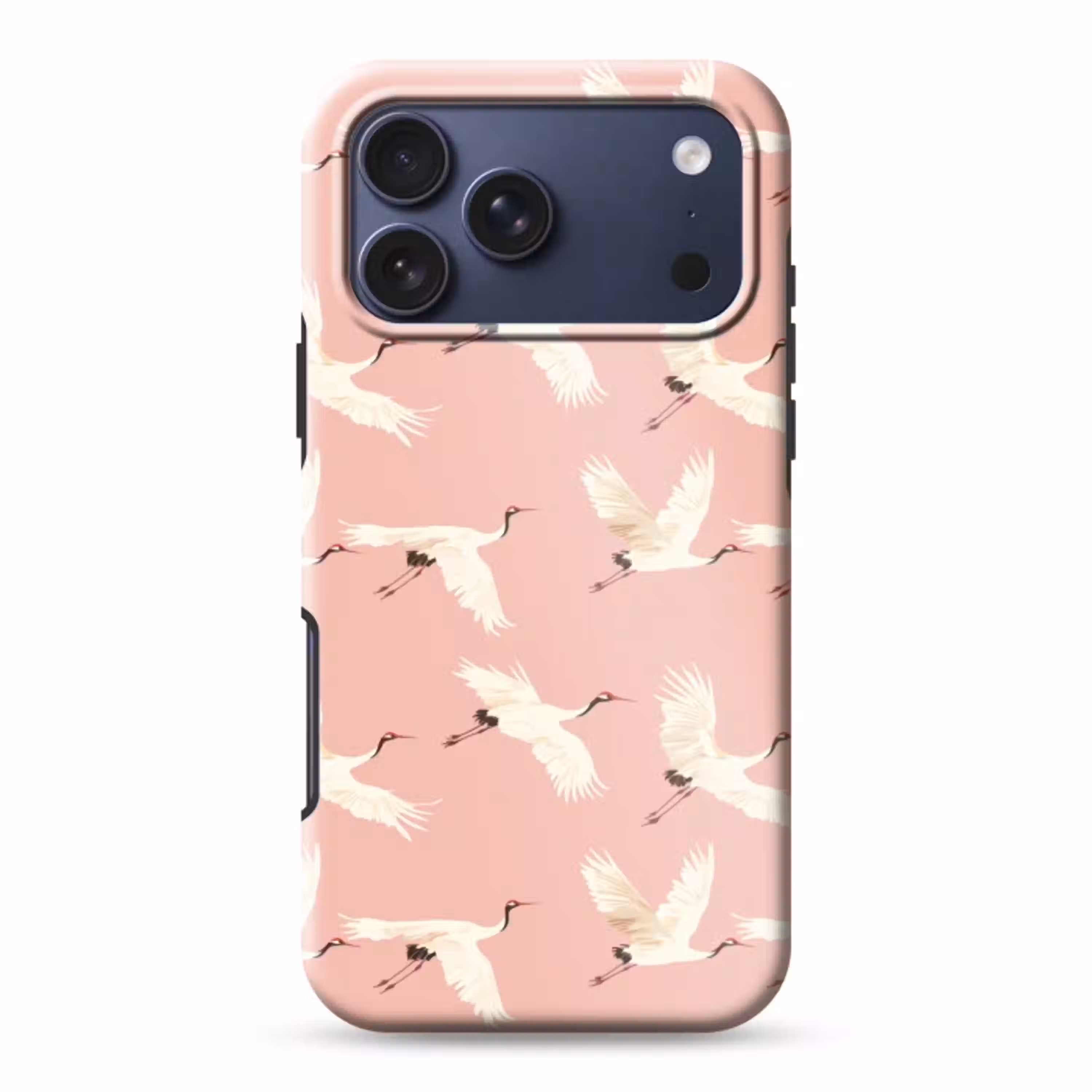 Modern - Kraanvogels - Roze Toughcase MagSafe Apple iPhone 17 Pro Max klein 1019 -3d