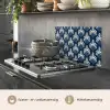 Modern - Patroon - Blauw keuken achterwand spatscherm klein 900 -usp_NL