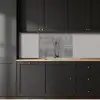 Beton - Patroon - Antiek keuken achterwand 2 middel 865 -sfeer1