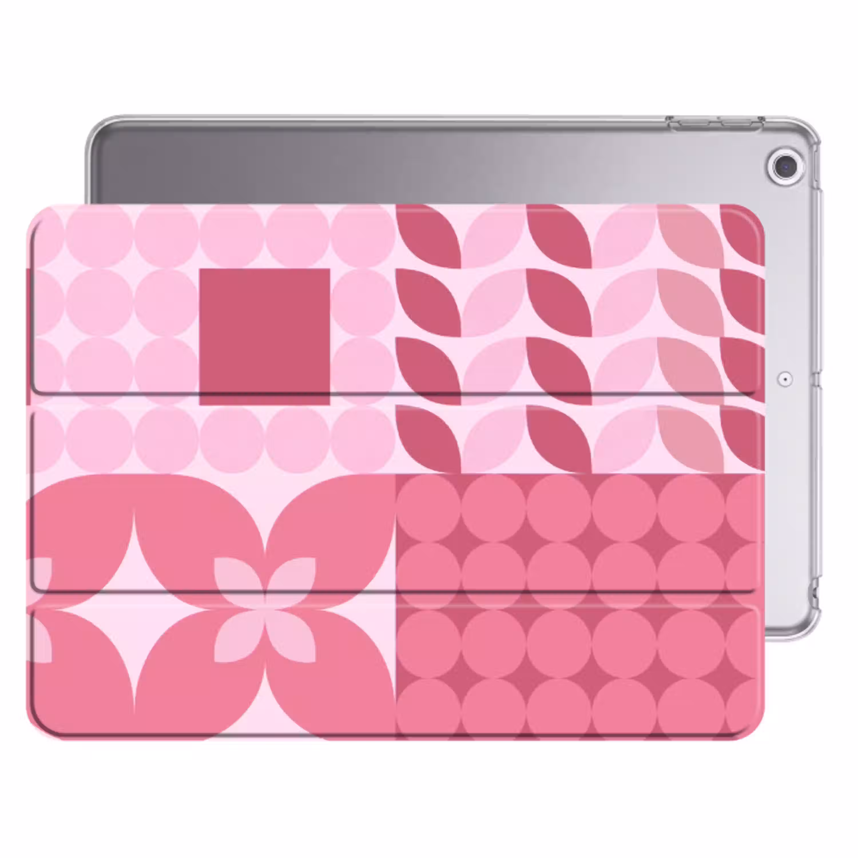 Abstract - Geometrisch - Patroon - Modern - Roze Apple iPad 2017 middel -threedimensional_3d_global