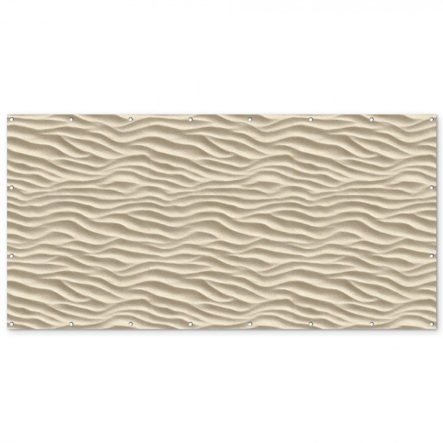 Zand - Golven - Beige Balkonbeschermer Duitsland klein 596 -zz_3d