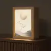 Landschap - Japandi - vogel Light Box met kabel (Tafellamp) klein -z3d_website