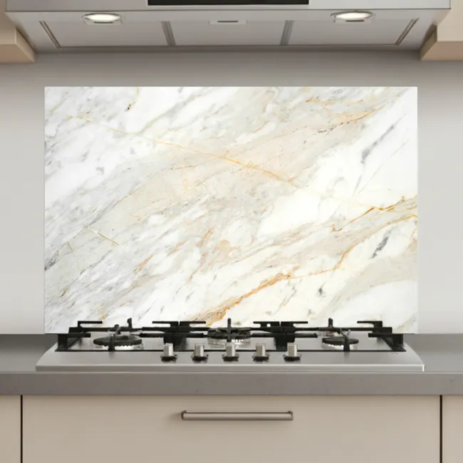 Zwart-wit foto van marmer keuken achterwand spatscherm klein -3d_website