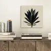 Agaveplant - Symmetrisch - Groen aluminium wit klein -sfeer1