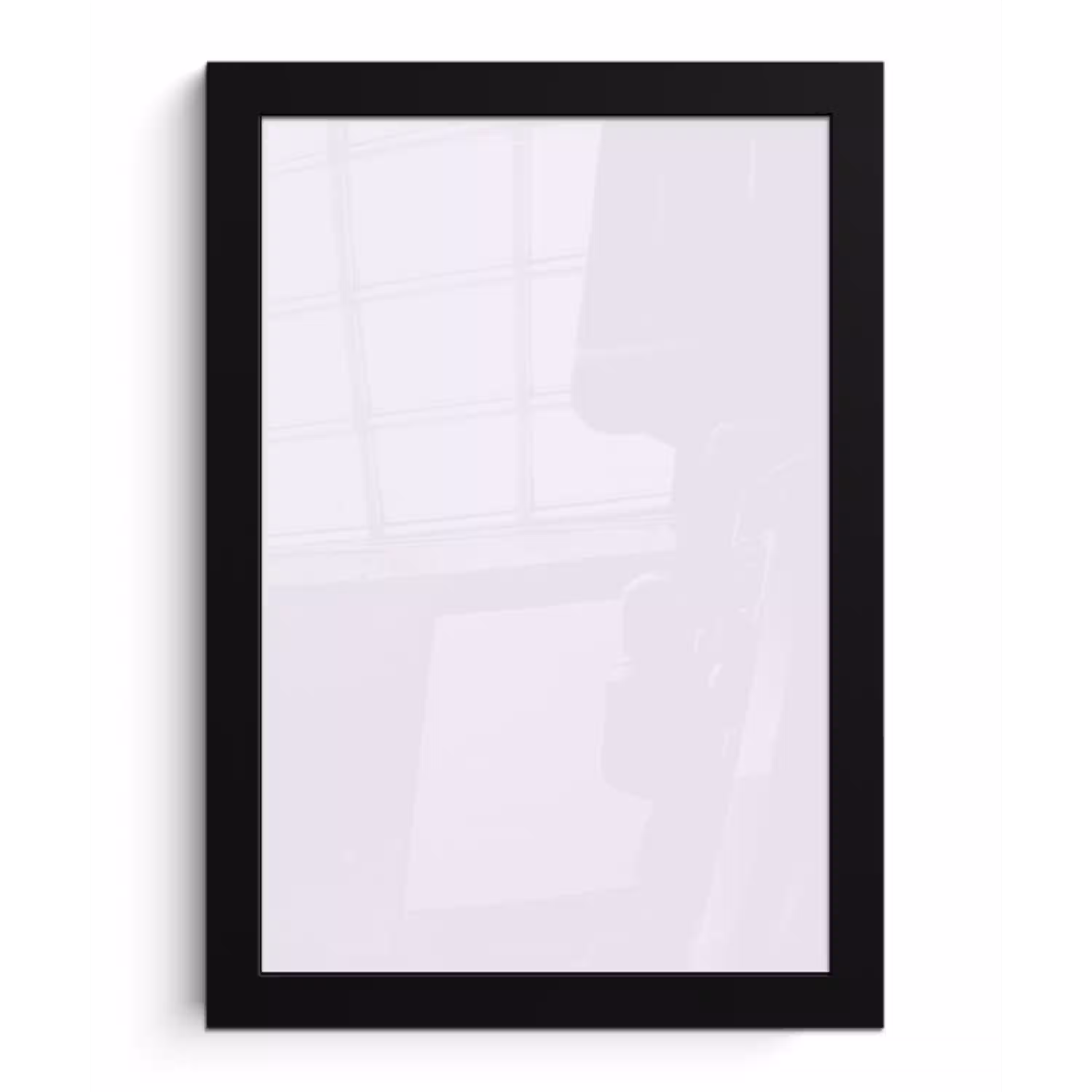 Lilac - Luxe - Paars fotolijst zwart zonder passe partout klein 224 -3d