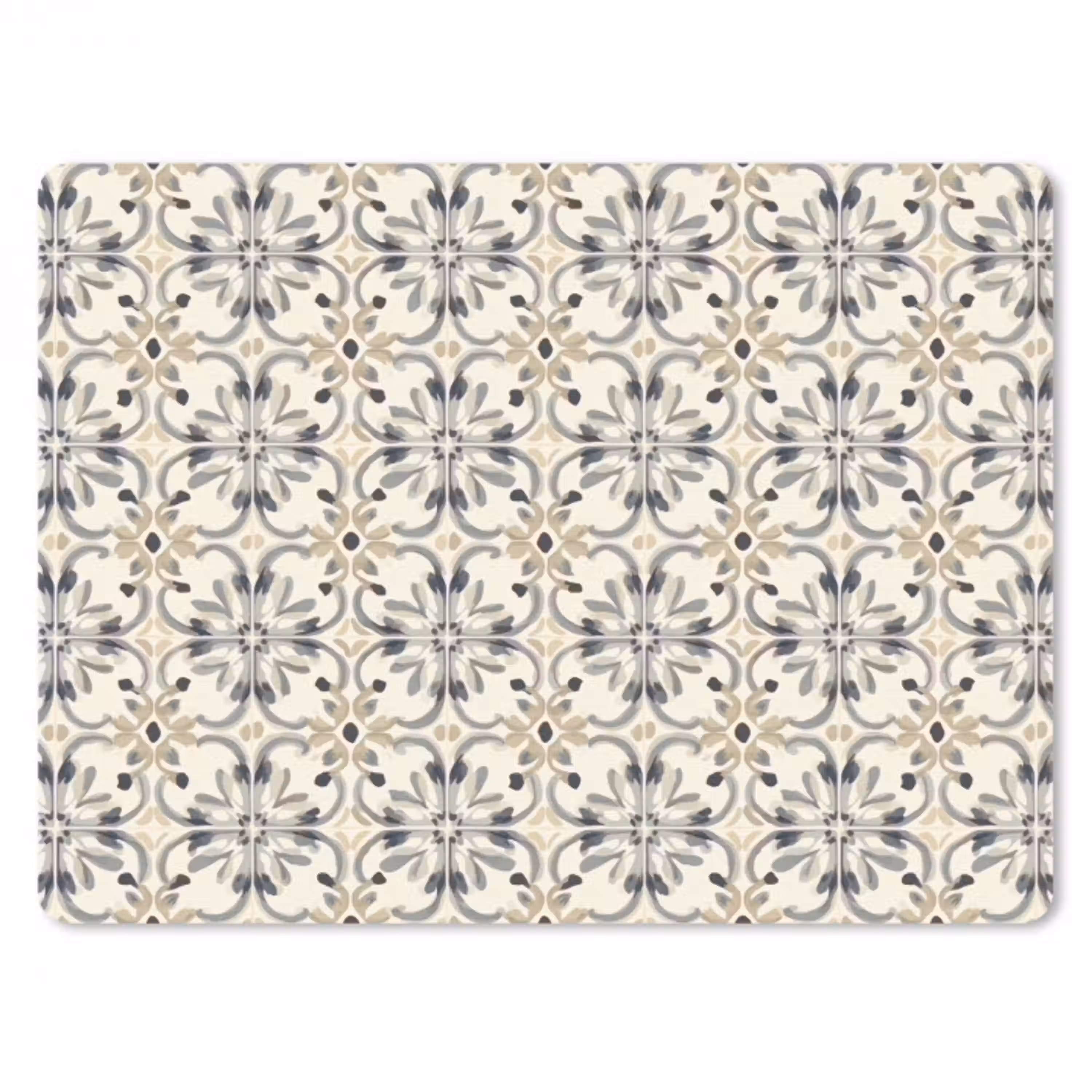 Floraal - Patroon - Kleurrijk muismat rubber klein 262 -3d