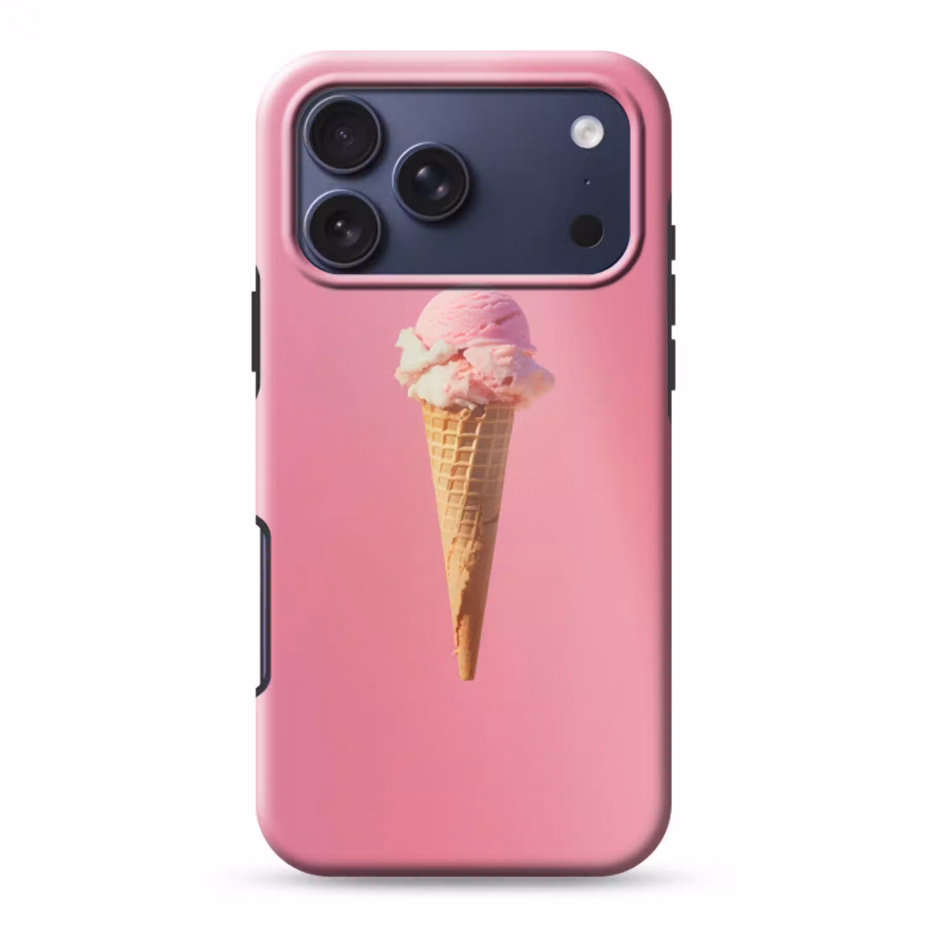 Hoorntje - Schepijs - Roze Toughcase MagSafe Apple iPhone 17 Pro Max klein -3d