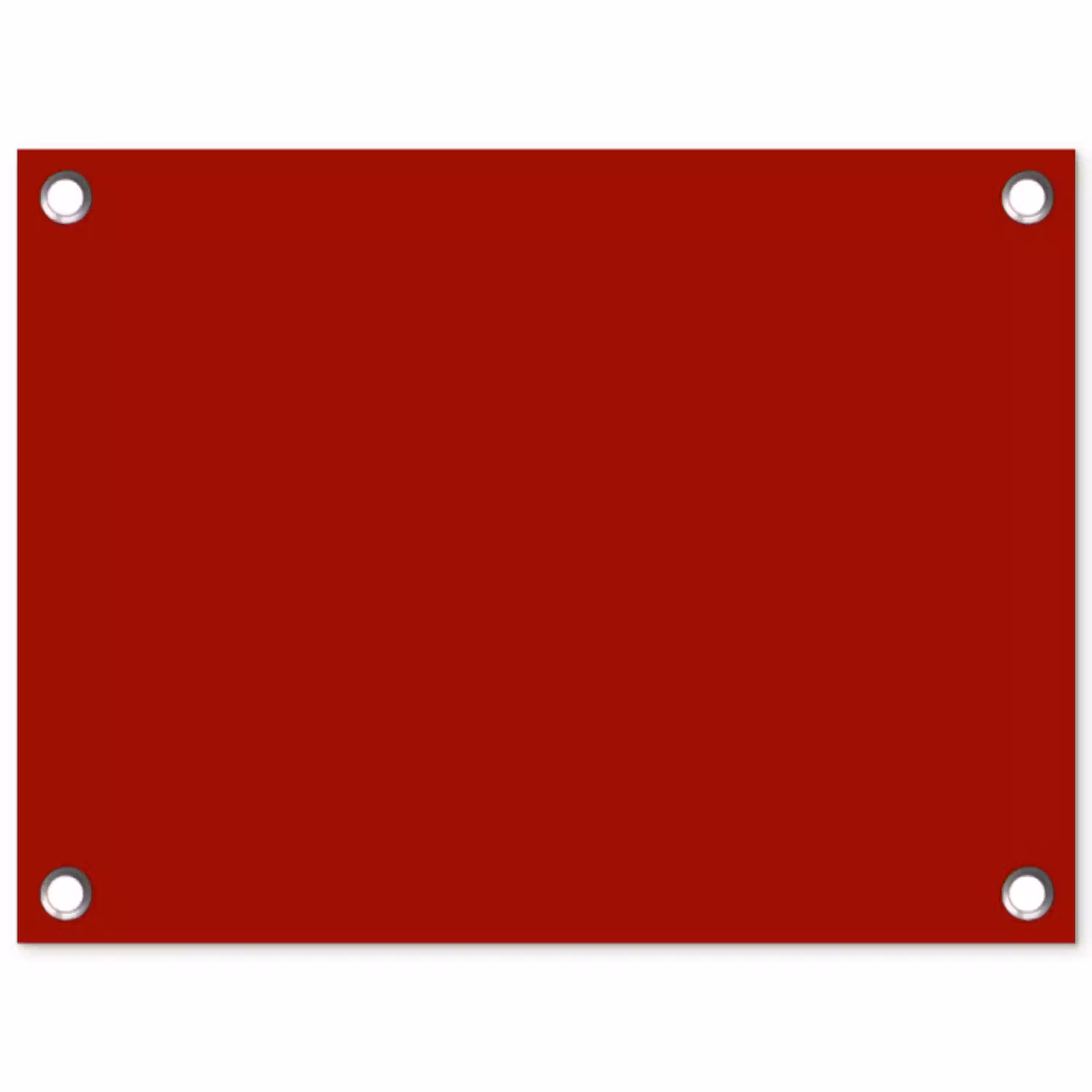 Oxblood - Maroon - Rood tuinposter los doek klein 239 -3d
