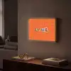 Cool - Stippen - Oranje Light Box met batterij (Wandlamp) middel -sfeer1