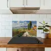 Mensen - Wandelen - Zandpad - Velden keuken achterwand spatscherm klein -sfeer2
