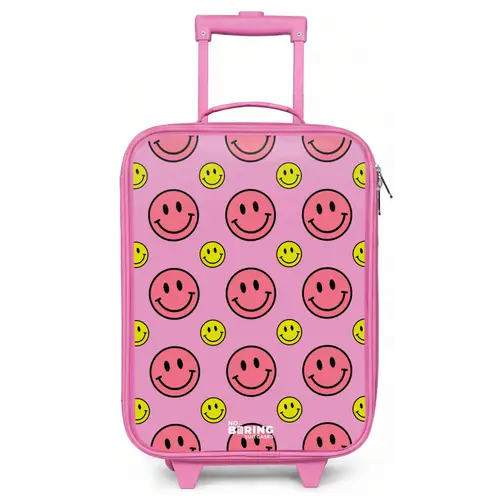 All smiles roze Kinderkoffer - Roze klein -zz3dotto