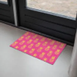 Ananas - Trendy - Roze Deurmat klein 898 -sfeer2