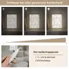 Gouden aders - Marmer - Wit Light Box met kabel (Tafellamp) klein 925 -USP_dimbaarNL