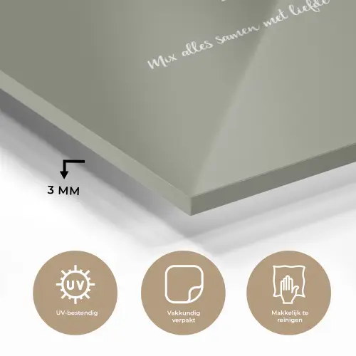 Quotes - Ma - Spreuken - Mama's recept - Koken plexiglas 5mm klein -sfeer2