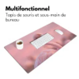Flamingo - Portret - Roze Muismat XXL klein -zsfeer4_frans
