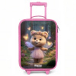 Beer - Vlinders - Bos - Fairy Kinderkoffer - Roze klein -3d