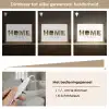 Home - Lettercollage Light Box met kabel (Tafellamp) klein -USP_dimbaarNL