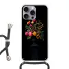 Tulpen - Bessen - Boeket - Vaas Hoesje iPhone 16 Pro Max met koord klein -3d