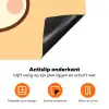 Koe - Oranje - Cartoon Inductie beschermer vinyl 3mm klein -zzzzzzz-td-onderkant