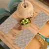 Oosters - Bloemen - Beige - Grijs Placemat vinyl groot 368 -zzsfeer5_Kitchenyeah-website