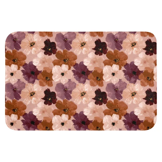 WC Mat - Bloemen - Abstract - Aardetinten