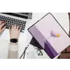 Cocktail - Paars - Minimalistisch - Citroen laptophoes neopreen klein -bureau